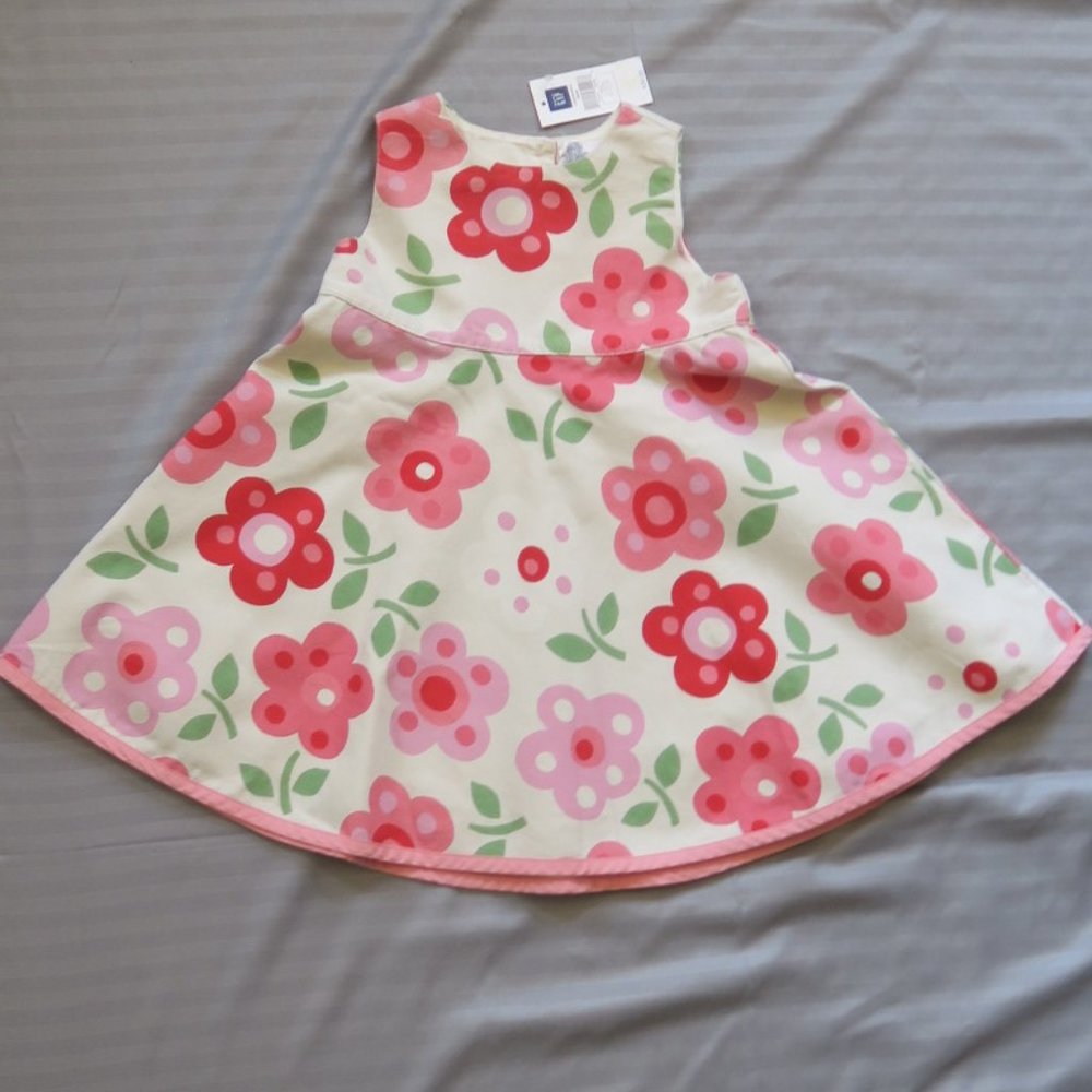 BabyGap Girls Floral Lined Dress   2XL(2yrs)   NWT
